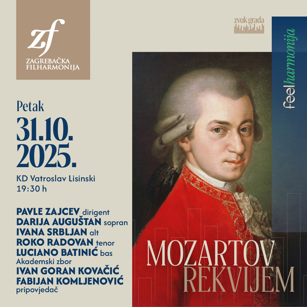 You are currently viewing Najava koncerta: Mozartov Rekvijem u d-molu, K. 626