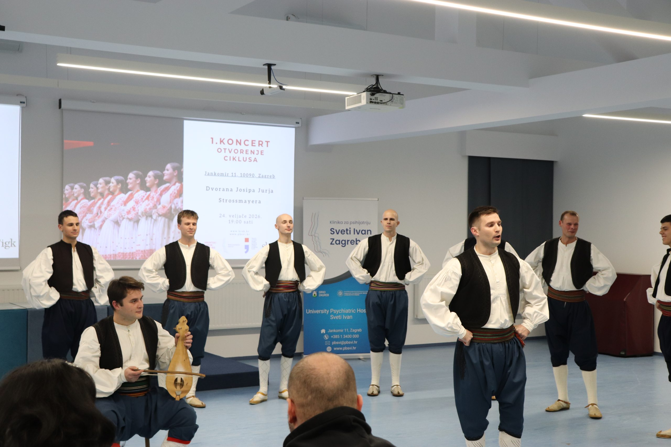 Read more about the article Goranovci nastupili u Klinici za psihijatriju Sveti Ivan usklopu projekta „Glazba u medicini“